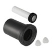 Geberit garniture de raccordement PE 185mm évacuation 90mm alimentation 45mm 0710989