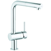 Robinet de cuisine Grohe Minta avec bec en L pivotant et aérateur extractible chrome DESTOCKAGE OUT6737