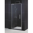 Nemo Pina porte pivotante 100x200cm 6mm Verre de sécurité clair avec anti-calcaire gauche et droite Chrome SW636644