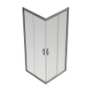 GO par Van Marcke Belo accès d'angle portes mortier jointuresantes 800x800x1900mm verre easy clean 6mm profils en aluminium chromé réglable 765-790mm SW292848