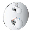 Grohe Grohtherm Mitigeur thermostatique encastré - 2 boutons - sans inverseur - rond - chrome SW236914
