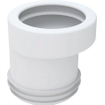 Wisa manchette de raccord excentrique en plastique 100 110mm saut 20mm blanc 0771937