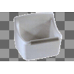 Geberit 300 Basic Norma évier de décharge avec rebord de protection 35x45x35cm avec trous pour grille à seaux blanc SW417651