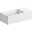 Clou New Flush 3 lave-mains 35x18cm trou de robinet pré-percé aluite Blanc mat SW106246