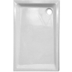 Nemo Spring Horus receveur de douche acrylique 120x90x4.5cm évacuation D90 blanc sans jeu de pieds épaisseur 4 mm SW292917