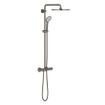 GROHE Euphoria XXL Colonne de douche avec robinet thermostatique et douche de tête Rainshower Cosmo 310 et douchette Brushed Hard graphite brossé (anthracite) SW98857