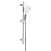 GO by Van Marcke Iona ensemble de douche complet douchette 3 jets flexible de douche 150 cm diamètre barre 25 mm longueur 700 mm SW293657