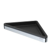 Geesa Frame étagère d'angle 16,5x16,5cm noir SW399667