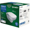 Duravit D-code pack WC suspendu avec abattant softclose blanc SW104244