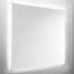 Miroir Nemo Spring Destra 80x60cm rectangulaire avec plexi LED sablé anti-buée SW418087