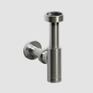 Clou Mini Suk siphon design spécial pour petits lave-mains inox brossé SW9439
