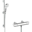 Hansgrohe Ecostat 1001cl Thermostat avec barre 65cm crometta vario douchette main blanc chrome SW73235