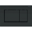 Geberit Sigma20 bedieningsplaat - 2-toets spoeling - vierkant - mat zwart OUTLETSTORE STORE43686