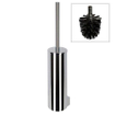 Geesa Nexx Brosse de toilettes avec support Chrome (tête de brosse noire) 0653544