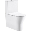 GO by Van Marcke Tina PACK staand toilet zonder spoelrand met reservoir met Geberit spoelmechanisme met dunne softclose en takeoff zitting wit SHOWROOMMODEL SHOW26082