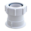 McAlpine Toebehoren overgangsstuk lood op kunststof 5/4 x32mm 2xklem met rubberring 0520756