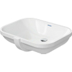 Duravit D Code lavabo encastré par le dessous 56x40cm sans trou de robinet avec trop-plein blanc 0315223