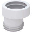 Wisa Raccord d'évacuation WC n°8 excentrique décalage 20mm blanc GA56467