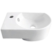 GO by Van Marcke Flexy lave-mains gauche 41x27x14,2 cm porcelaine blanc 1 trou de robinet SW291117