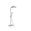 Hansgrohe Crometta S240 Vario Showerpipe système de douche thermostatique douche de tête Crometta S 240 Rain bras de douche longueur 350 mm douchette Crometta Vario flexible de douche chrome SW105935