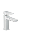 Hansgrohe Metropol 110 wastafelkraan - 18.4cm hoog - push open waste - voorsprong 13.5cm - chroom SW99829