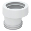 Wisa connecteur de vidange pour toilettes nr.8 saut excentrique 20mm blanc GA56467