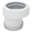 Wisa Raccord d'évacuation WC n°8 excentrique décalage 20mm blanc GA56467