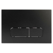 Starbluedisc mocha plaque de commande pour Réservoir WC geberit up100/up320 noir mat SW681493