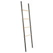 Nemo Stock Sano handdoekrek ladder 1700 x 490 x 30 mm materiaal rvs eik afwerking zwarthout SW293545