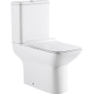 GO par Van Marcke Ike PACK WC au sol - sortie H(EH) - réservoir Geberit - mécanisme de chasse 3/6L- carré - softclose - prise - porcelaine - blanc SW288594