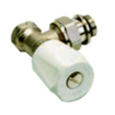 SAR Robinet d'arrêt de radiateur coudé 1/2 auto-étanche Kvs 1,90 m3 h 408U 7500158