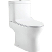 GO by Van Marcke Gustav PACK staand toilet H uitgang 18 cm reservoir met Geberit spoelmechanisme porselein wit met dunne softclose en takeoff zitting SHOWROOMMODEL SHOW26260