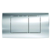 Geberit Twinline Bouton de commande WC DualFlush 34x18.5cm Chrome brillant SECOND CHOIX OUT8642