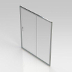 GO by Van Marcke Belo Porte coulissante 160x190cm verre Easy Clean 6mm et profilé Chrome SW292798