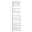 Henrad Aphrodite radiateur sèche-serviettes 176.5x58.5cm 934watt 4 raccordements Acier Blanc Brillant 8222167