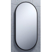 Go by Van Marcke Gio miroir 40x80cm ovale horizontal ou vertical noir mat SW499017
