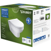 Duravit DuraStyle Basic pack WC suspendu à évacuation profonde sans bride 36,5x48cm avec abattant à frein de chute blanc SW472391