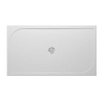 GO by Van Marcke Argon receveur de douche polybéton gelcoat 160x90x3cm rectangulaire évacuation D90mm sans jeu de pieds blanc SW288810