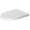 Duravit Starck 3 Vital Lunette de WC - 41.6x37.1x4.6cm - Matière synthétique blanc Brillant 0290131