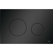 Tece Teceloop - WC-bedieningsplaat - kunststof - duospoeltechniek - mat zwart SW856988