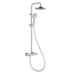 Nemo Spring Ormea Système de douche - thermostatique - disques céramiques - économie d'énergie - ensemble de douche - anti-calcaire - chrome rgy saving met douchegarnituur antikalk 38 safety stop 11lmin ACS Belgaqua SW293966