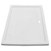 GO by Van Marcke Eden receveur de douche acrylique blanc 160x90x3.5 cm résistant aux UV conserve une brillance intacte insonorisant facile à nettoyer fond renforcé de 16 mm et couche de fibre SW293707