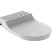 Geberit Aquaclean tuma Abattant WC - douche intégrée - décor inox - blanc SW87556