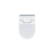 Duravit ME by Starck WC-douche à chasse profonde sans rebord avec fixation dissimulée 37x57cm incl. abattant de WC-douche Slim Sensowash blanc SW85524