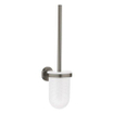GROHE Essentials Toiletborstelhouder - wandmontage - rond - open - brushed hard graphite SW99041