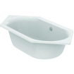 Ideal Standard Connect Air baignoire encastrée duo 190x90cm acrylique hexagonale blanche sans jeu de pieds SW89828