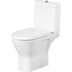Nemo Spring Ergovita Staand Toilet - 66.5x45x36cm verhoofd - zonder spoelrand - H185cm - zonder zitting en jachtbak - porselein - wit SW288593