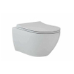 GO by Van Marcke WC suspendu - 53x36x35cm - avec abattant softclose & quickrelease - porcelaine mat blanc SW1009744