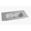 Nemo Spring Nubes tablette en porcelaine 1 lavabo avec trou de robinet avec trop-plein 810 x 465 x 170 mm blanc brillant SW290478