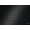 Tece TECEloop Plaque de commande WC en plastique double chasse noir SW856987
